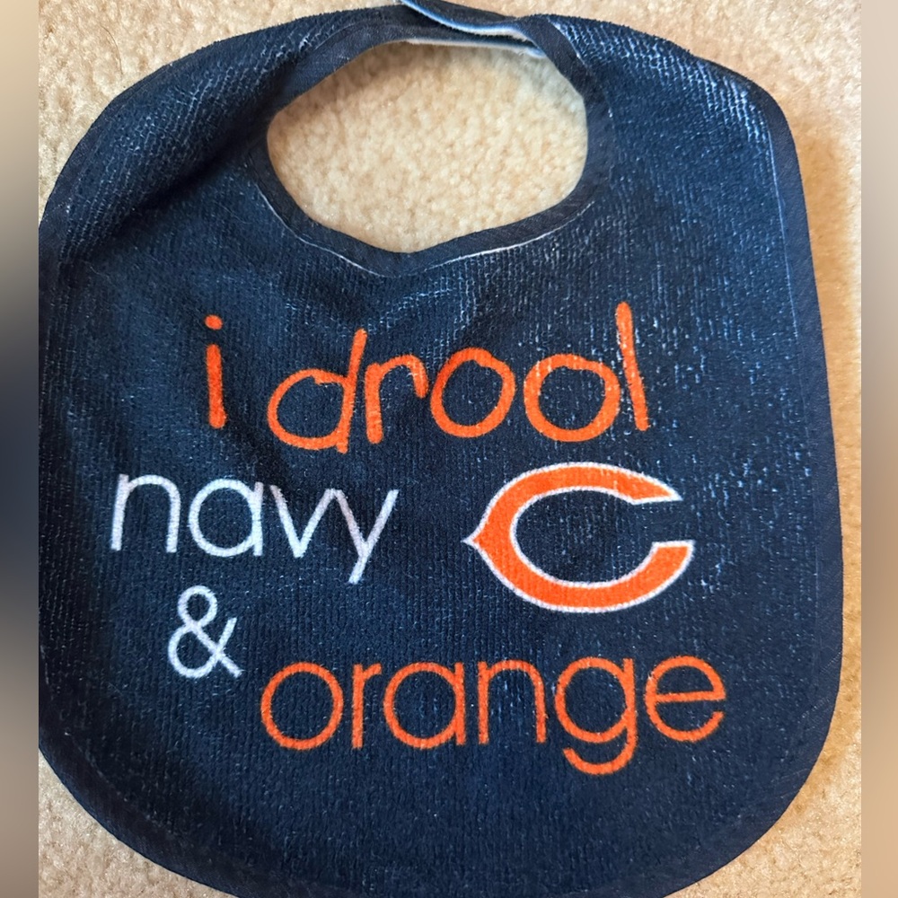Chicago Bears Navy & Orange Baby Bob